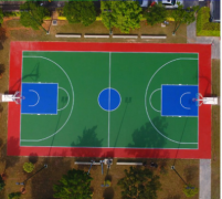 混合塑胶篮球场